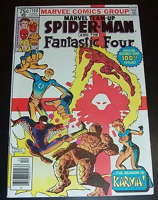 Buy VF 8.0 Marvel Team-Up # 100 Frank Miller Fantastic 4, Spider-Man, Karma,  NEW • 18.52£
