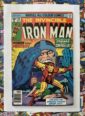 Buy Iron Man #90 - Sept 1976 - The Contoller Appearance! - Vfn+ (8.5) Pence Copy! • 8.24£