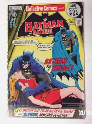 Buy Detective Comics #417 1971 Sharp Vg Neal Adams Cover Bat Girl  Back Up 48 Pager • 18.39£