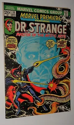 Buy Marvel Premiere #10 Dr Strange  Brunner Death Of Ancient One Ist App Shuma- Vf- • 80.37£