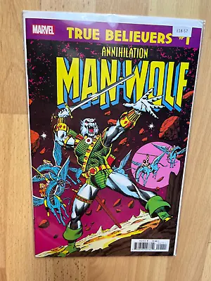 Buy True Believers 1 Man-wolf Marvel Comics High Grade E18-57 • 7.94£