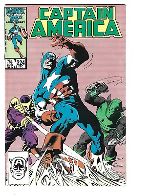Buy Captain America #324 (12/86) FN (6.0) Trapster! Whirlwind! Great Copper Age! • 1.80£