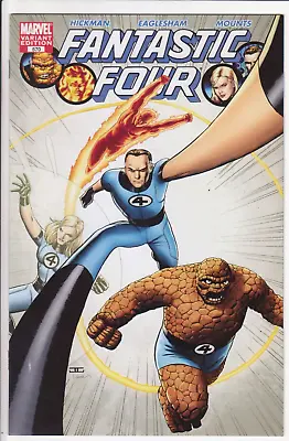 Buy Fantastic Four #570, Marvel Comics 2009 VF/NM 9.0 Cassaday Variant. 1st Hickman • 15.81£