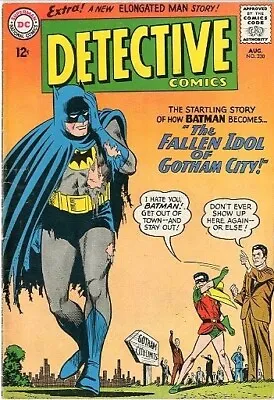 Buy Detective Comics   # 330   VERY GOOD+    August 1964    Carmine Infantino Cover • 25.58£