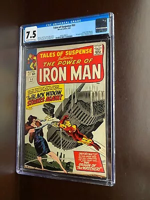 Buy Tales Of Suspense #53 (1964)  / CGC 7.5 / 2nd Appearance Of The Black Widow • 260.11£