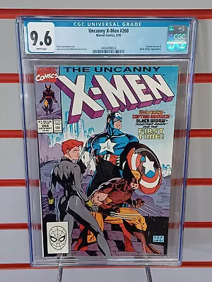 Buy UNCANNY X-MEN #268 (Marvel Comics, 1990) CGC Graded 9.6  ~JIM LEE ~WHITE Pages • 80.43£