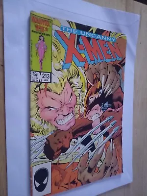 Buy Marvel Comics The Uncanny X-men Issue 213 • 4£