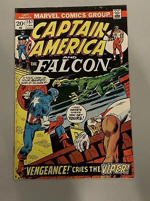 Buy Captain America #157 •VF- (7.5)•Marvel (1973)•🔑🔥  1st Appearance Of Viper 🔑📺 • 23.79£