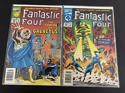 Buy Fantastic Four 390, 391, Rare Newsstand. FF 48 & 49 Cover Homage; Galactus. 1994 • 7.92£