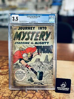 Buy Journey Into Mystery #86 CGC 3.5 Marvel 1962 1st App. Of Zarrko Tomorrow Man *MP • 159.90£