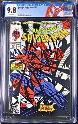 Buy Amazing Spider-Man #317 CGC 9.8 White Pages Custom Label • 172.13£