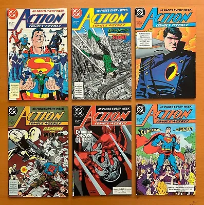 Buy Action Comics Massive Job Lot Of 17 Comics From #601 To 617 (DC 1988) VF To VFNM • 67.50£