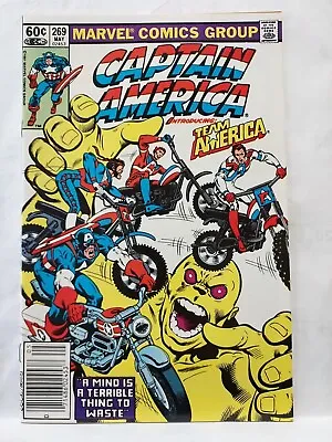 Buy Captain America #269 F/VF Marvel Comics 1981 Intro.💥 Team America ! Newsstand • 10.40£