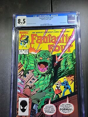 Buy 1984 FANTASTIC FOUR #271 - Gormuu -  John Byrne - Marvel CGC 8.5 (white) • 24.07£