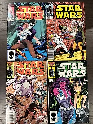 Buy Vintage 1977 Marvel Star Wars Comic Group #103, 104, 105, 106 • 51.24£