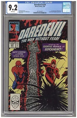 Buy Daredevil  # 270   CGC   9.2   NM-   White Pgs   9/89    1st App. Of Blackheart • 80.35£