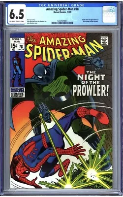 Buy Amazing Spider-Man #78 CGC 6.5 FN+ First Prowler • 159.99£