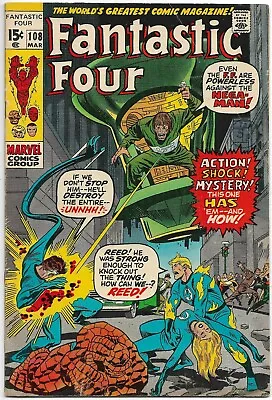 Buy Fantastic Four #108 Fine 6.0 • 11.49£