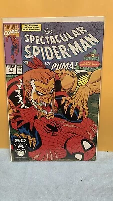 Buy 1991 Marvel Comics Spectacular Spider-Man #172 Puma Sal Buscema • 3.91£