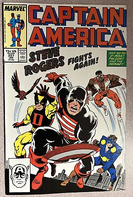 Buy Captain America #337 Marvel Comics 1988 Steve Rogers The Captain • 8.02£