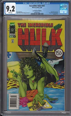 Buy Incredible Hulk #441 - CGC 9.2 - She-Hulk  Pulp Fiction  Homage Newsstand Cover • 59.20£