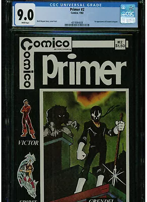 Buy Primer #2 Cgc 9.0 White Pages Original 1st Printing 1982 1st Appearance Grendel • 995.62£