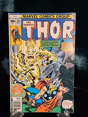 Buy Vintage Marvel Comic Book The Mighty THOR Vol. 1, #263, Sept. 1977 Bronze Age • 11.64£
