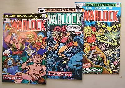 Buy JOB LOT 3 X WARLOCK #12 + #13 + #14 - ALL AT LEAST VG+ CONDITION - BUNDLE • 9.95£