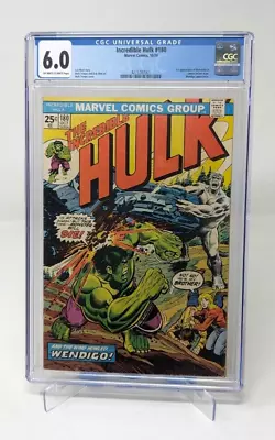 Buy The Incredible Hulk #180 CGC 6.0 Marvel Comics 1974 • 480.37£