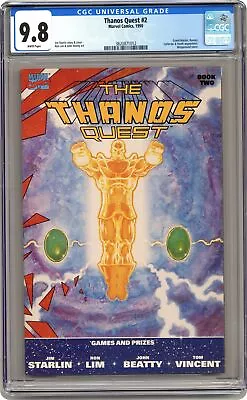 Buy Thanos Quest #2 1st Printing CGC 9.8 1990 3820871012 • 110.69£