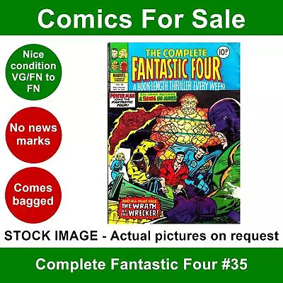 Buy Complete Fantastic Four #35 Comic - VG/FN Clean 1978 - Marvel UK • 3.25£
