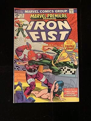 Buy MARVEL PREMIERE #18 Featuring IRON FIST (1974) Marvel Value Stamp! • 10.64£