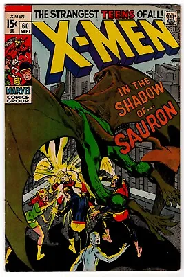 Buy X-Men Vol 1 No 60 Sep 1969 (FN/VFN) (7.0) Neal Adams Cover & Art, Silver Age • 79.99£