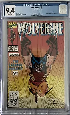 Buy Wolverine #27 (Marvel,  1990)   CGC 9.4.  Beautiful Comic!! Iconic Jim Lee Cover • 47.95£