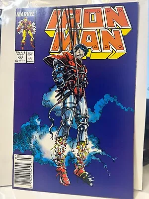 Buy Iron Man #232 NEWSSTAND THE ARMOR WARS STORY ARC FINAL CHAPTER 1987 • 15.81£