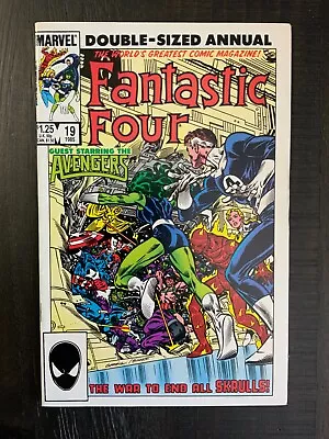 Buy Fantastic Four Annual #19 VF Copper Age Comic Featuring The Avengers! • 3.95£