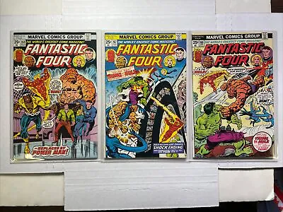 Buy Fantastic Four Lot #166, 167, 168, VF 1976 Marvel Comics Hulk Luke Cage • 15.43£
