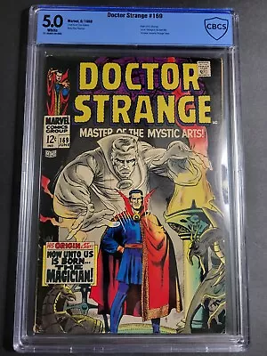 Buy Marvel Comics Doctor Strange #169 White Pages Not CGC CBCS 5.0 First Solo Title • 180.96£