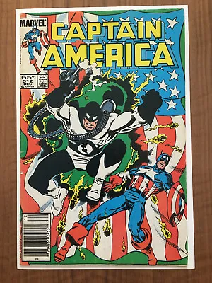 Buy Captain America #312, 1985 Newsstand Variant, 1st Flag-Smasher VG+ Condition • 7.99£