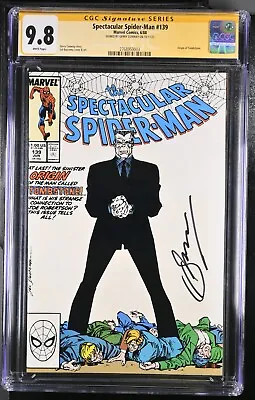 Buy Spectacular Spider-Man #139 CGC SS 9.8 SIGNED Conway Origin 1st Tombstone Cover • 319.80£