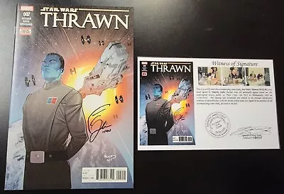 Buy Star Wars: Thrawn (2018) #2 SIGNED Timothy Zahn Notarized Witness Of Signature • 43.47£