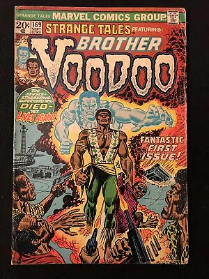 Buy Strange Tales 169 4.5 5.0 1st App Brother Voodoo Marvel 1973 Tear On Page Bd • 111.92£