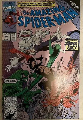 Buy The Amazing Spider-Man No. #342  Marvel 1990 Great Condition Mint/NM • 5.13£