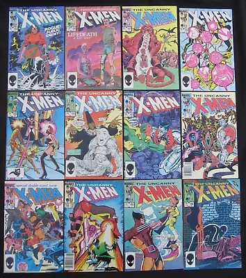 Buy UNCANNY X-MEN Lot #185 - 196 Complete 12 Issues  (Marvel 1984-85) 9.2 NM- • 46.67£