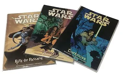 Buy Star Wars Graphic Novel TPB Lot Twilight, Darkness & Rite Of Passage Dark Horse • 0.99£