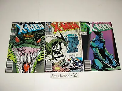 Buy Uncanny X-Men #232 233 & 234 Comic Lot Marvel 1988 Vs Brood Earthfall Newsstand • 23.98£