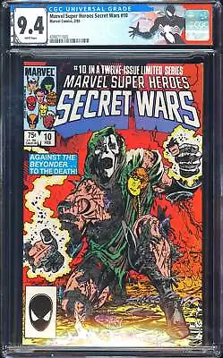 Buy Marvel Super Heroes Secret Wars #10 CGC 9.4 (1984) Dr Doom Cover! L@@K! • 72.73£