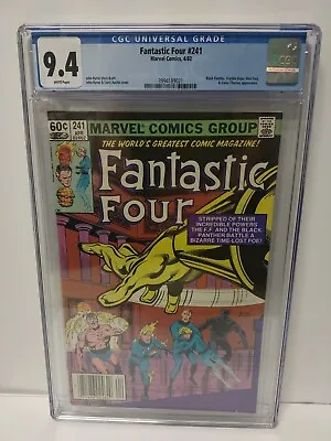 Buy Fantastic Four #241 CGC 9.4  Marvel Comics  Black Panther App **FREE SHIPPING** • 54.55£