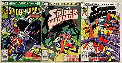 Buy Bronze Age Marvel Comics Spider-Woman Key 3 Issue Lot 46 47 48 High Grade VF/NM • 1.20£