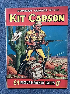 Buy Cowboy Picture Library Comic No. 100 Kit Carson • 9.99£